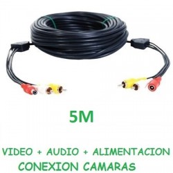 Cable Alargador para conexion Camara y pantalla 5 Metros