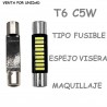 T6 C5W LED BOMBILLA PARA COCHE TIPO FUSIBLE ALARGADO
