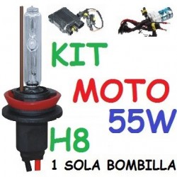 Kit Xenon H8 55w Moto Alta Potencia 1 Bombilla