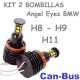 Kit Bombillas Led Angel Eyes o Antiniebla H8 H9 H11 2800 Lúmenes Coche