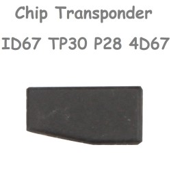 Chip de Carbono Trasponder ID67 TP30 P28 4D67 de 40 Bits
