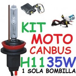 Kit Xenon H11 35w Canbus No error Moto 1 Bombilla