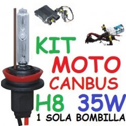 Kit Xenon H8 35w Moto Canbus No error 1 Bombilla