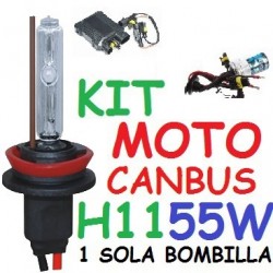 Kit Xenon H11 55w Canbus No error Moto Alta Potencia 1 Bombilla