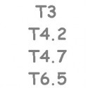 T3 T4.2 T4.7 T6.5 Led Casquillo